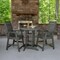 Highwood Usa Weatherly 3pc Round Counter Height Outdoor Patio Furniture Dining Set AD-CNW36-CGE - alternate 3